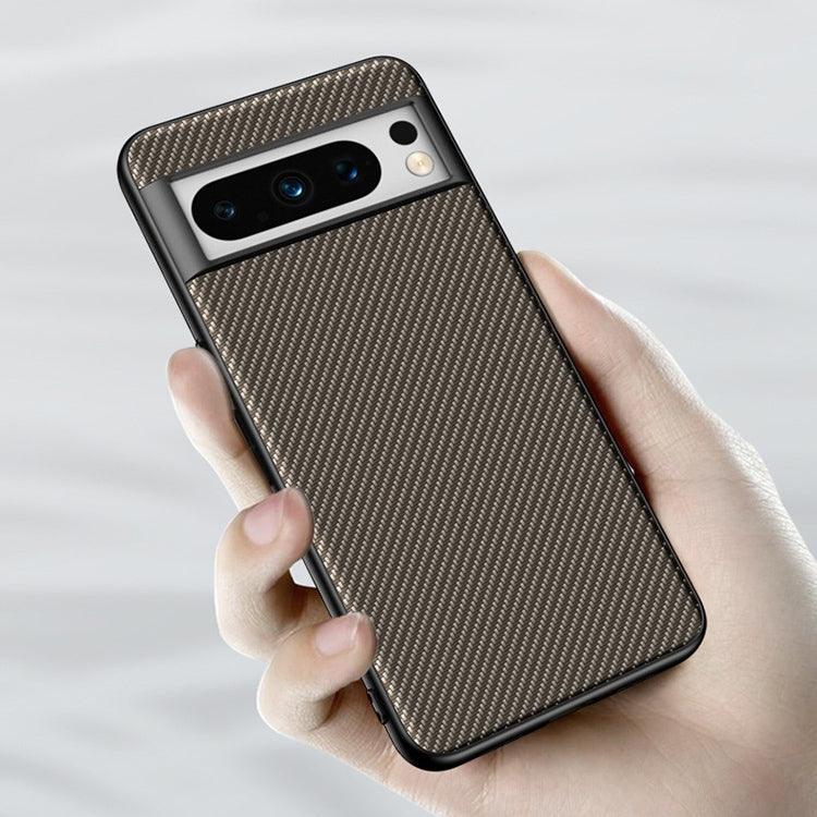 For Google Pixel 9 Pro Ultra-thin Carbon Fiber Texture Printing Phone Case(Black Blue) - Google Cases by PMC TechLife | Online Shopping South Africa | PMC TechLife | Buy Now Pay Later Mobicred