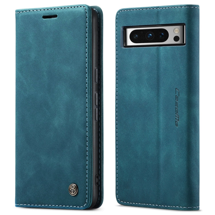 For Google Pixel 8 Pro CaseMe 013 Multifunctional Horizontal Flip Leather Phone Case(Blue) - free shipping - PMC TechLife - Order now!