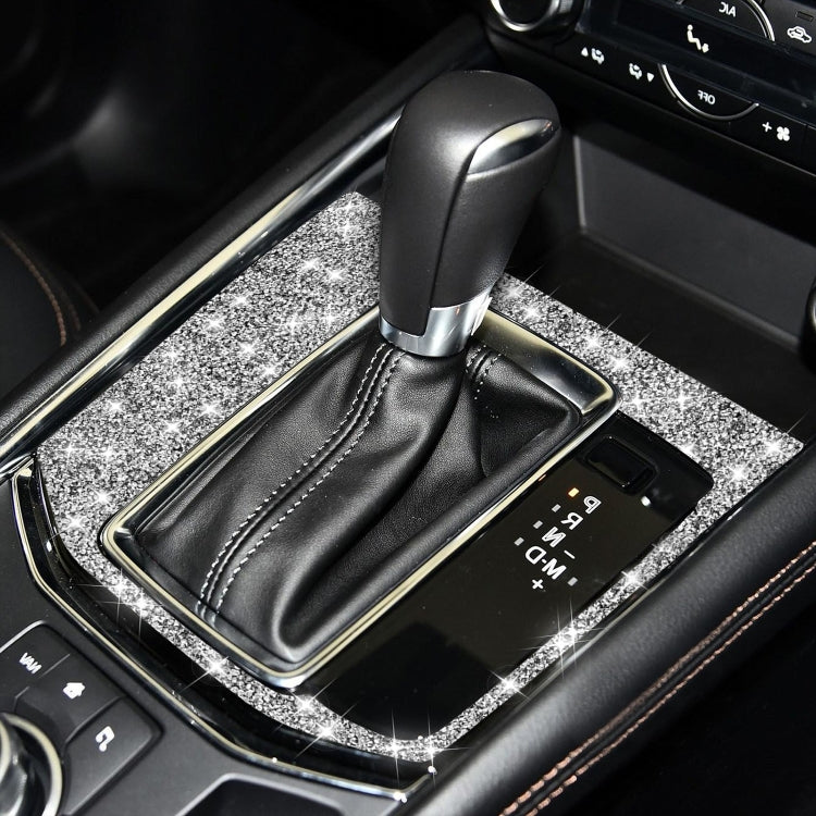 For Mazda CX-5 2017-2018 Car Gear Panel Diamond Decorative Sticker, Right Drive - Car Interior Mouldings by PMC TechLife | Online Shopping South Africa | PMC TechLife | Buy Now Pay Later Mobicred