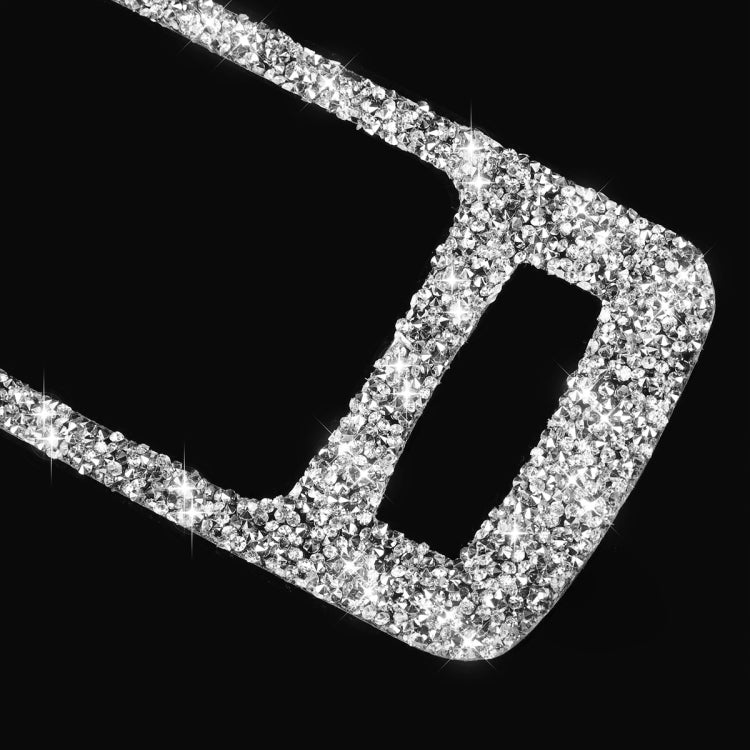 For Ford Mustang 2009-2013 2pcs Car Door Inner Handle Diamond Decoration Sticker, Left Hand Drive - Car Interior Mouldings by PMC TechLife | Online Shopping South Africa | PMC TechLife | Buy Now Pay Later Mobicred