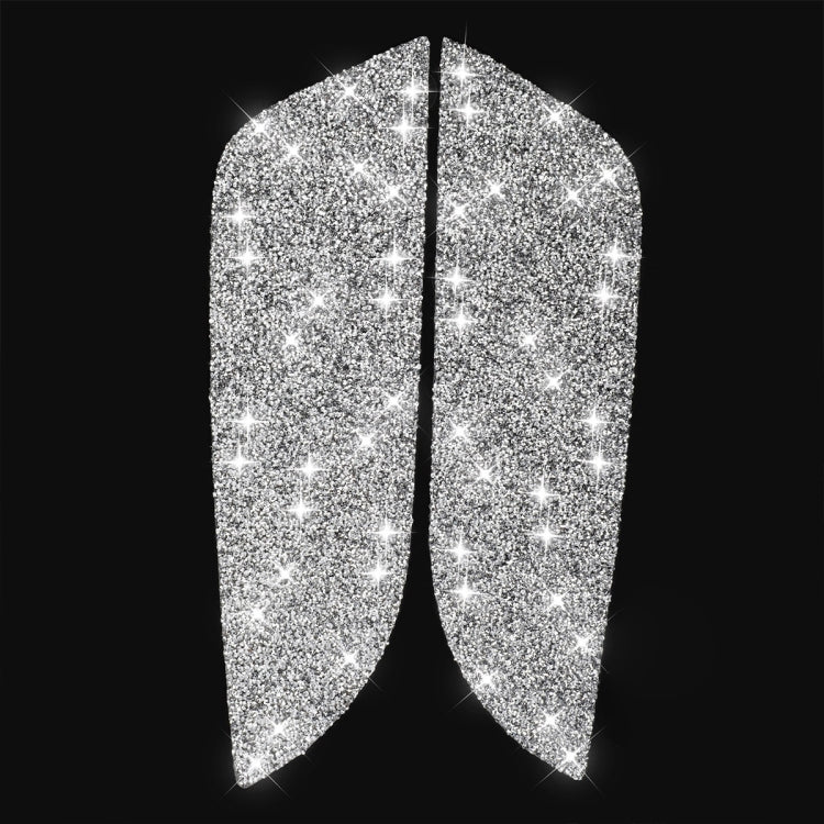 For Ford Mustang 2010-2012 2pcs Car Rear Door Panel Diamond Decoration Sticker, Left Hand Drive - Car Interior Mouldings by PMC TechLife | Online Shopping South Africa | PMC TechLife | Buy Now Pay Later Mobicred