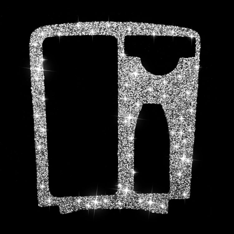 For Mercedes-Benz C-class W204 2007-2013 Car Gear Panel Diamond Decorative Sticker, Right-hand Drive - Car Interior Mouldings by PMC TechLife | Online Shopping South Africa | PMC TechLife | Buy Now Pay Later Mobicred