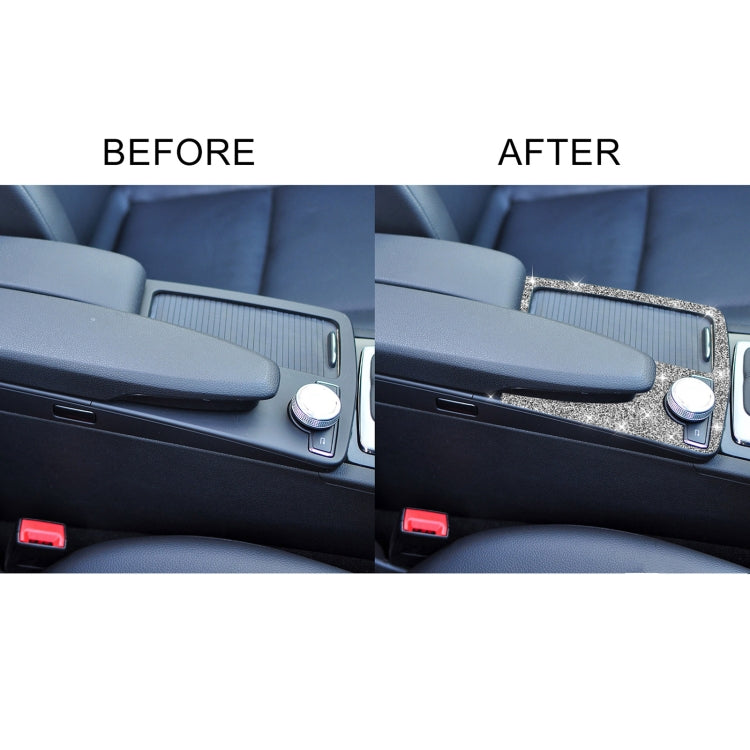 For Mercedes-Benz C-class W204 2007-2013 Car Gear Panel Diamond Decorative Sticker, Right-hand Drive - Car Interior Mouldings by PMC TechLife | Online Shopping South Africa | PMC TechLife | Buy Now Pay Later Mobicred