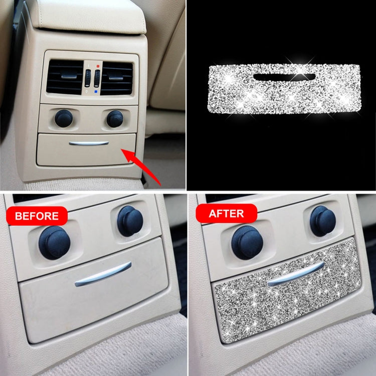 For BMW 3 Series E90 / E92 2005-2012 Car Rear Seat Aircondition Diamond Decorative Sticker - Car Interior Mouldings by PMC TechLife | Online Shopping South Africa | PMC TechLife | Buy Now Pay Later Mobicred