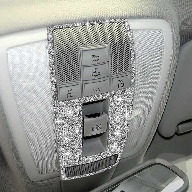 For Mercedes-Benz C-class W204 2007-2013 Car Reading Light Diamond Decorative Sticker, Left and Right Drive - Car Interior Mouldings by PMC TechLife | Online Shopping South Africa | PMC TechLife | Buy Now Pay Later Mobicred