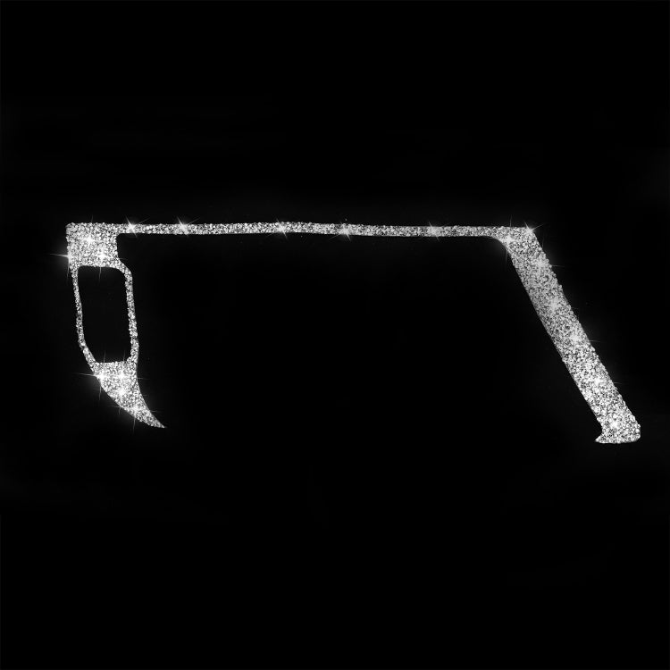 For Audi A4 / A5 / Q5 Car Navigation Outer Frame Diamond Decoration Sticker, Left Drive - Car Interior Mouldings by PMC TechLife | Online Shopping South Africa | PMC TechLife | Buy Now Pay Later Mobicred