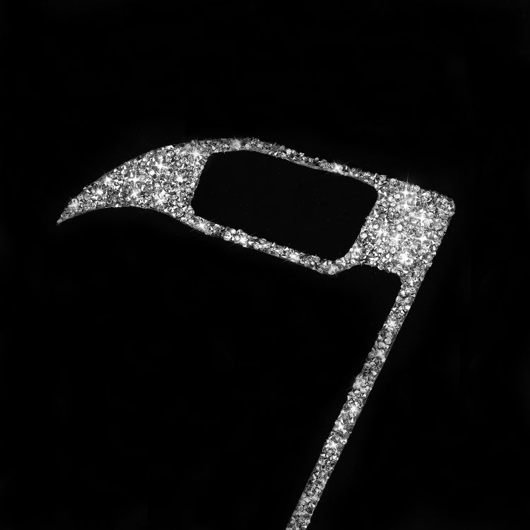 For Audi A4 / A5 / Q5 Car Navigation Outer Frame Diamond Decoration Sticker, Left Drive - Car Interior Mouldings by PMC TechLife | Online Shopping South Africa | PMC TechLife | Buy Now Pay Later Mobicred