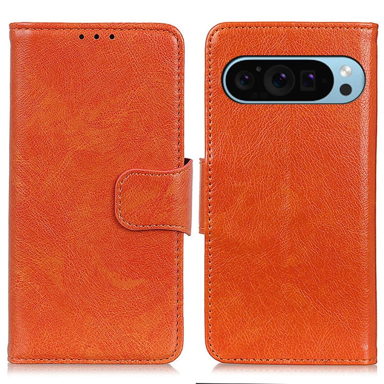 For Google Pixel 9 Nappa Texture Horizontal Flip Leather Phone Case(Orange) - Google Cases by PMC TechLife | Online Shopping South Africa | PMC TechLife | Buy Now Pay Later Mobicred