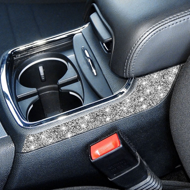 For Dodge Charger 2011-2014 Car Cup Holder Armrest Outside Diamond Decorative Sticker, Left-hand Drive - free shipping - PMC TechLife - Order now!