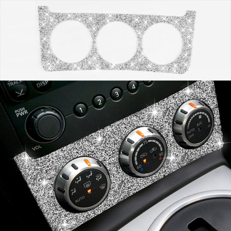 For Nissan 350Z 2006-2009 Car Instrument Knob Diamond Sticker,Left and Right Drive Universal - Car Interior Mouldings by PMC TechLife | Online Shopping South Africa | PMC TechLife | Buy Now Pay Later Mobicred