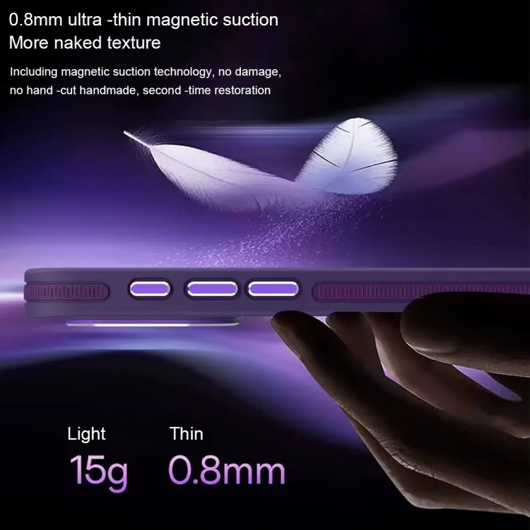 For iPhone 15 Two-color Frosted MagSafe Magnetic Phone Case(Blue) - free shipping - PMC TechLife - Order now!