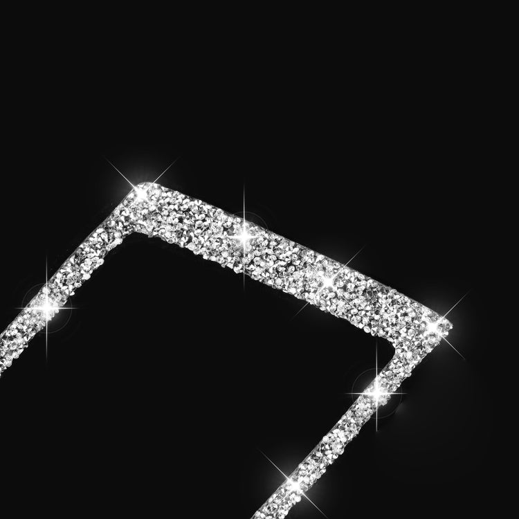 For BMW X5 E70 / X6 E71 2008-2013 Car Navigation Frame Diamond Decoration Sticker, Left and Right Drive - Car Interior Mouldings by PMC TechLife | Online Shopping South Africa | PMC TechLife | Buy Now Pay Later Mobicred