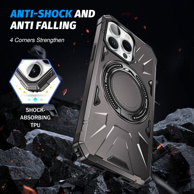 For iPhone 11 MagSafe Magnetic Shockproof Phone Case with Ring Holder(Dark Grey) - free shipping - PMC TechLife - Order now!