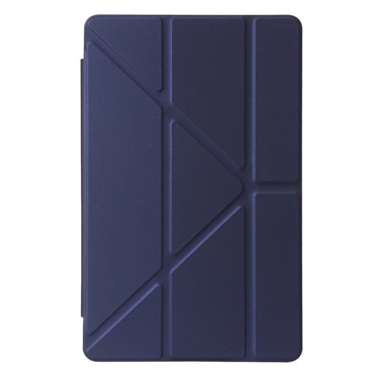 For Xiaomi Redmi Pad SE Deformation Silicone Leather Tablet Case(Dark Blue) - More Tablet Cases by PMC TechLife | Online Shopping South Africa | PMC TechLife | Buy Now Pay Later Mobicred