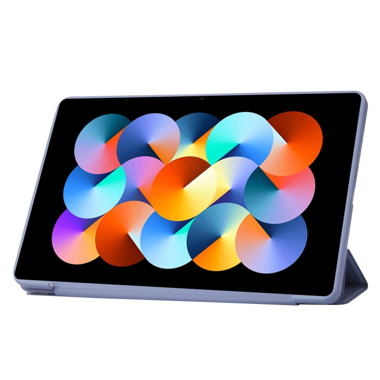 For Xiaomi Redmi Pad SE Deformation Silicone Leather Tablet Case(Dark Blue) - More Tablet Cases by PMC TechLife | Online Shopping South Africa | PMC TechLife | Buy Now Pay Later Mobicred