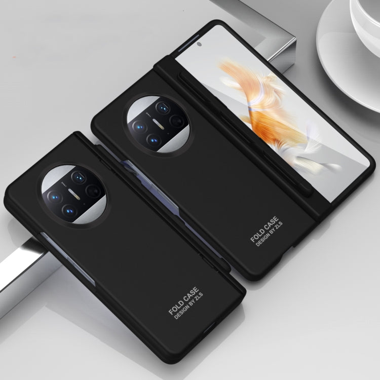 For Huawei Mate X3 Extraordinary Series Hinged Folding Full Coverage Phone Case with Pen Slot & Stylus(Black) - Huawei Cases by PMC TechLife | Online Shopping South Africa | PMC TechLife | Buy Now Pay Later Mobicred