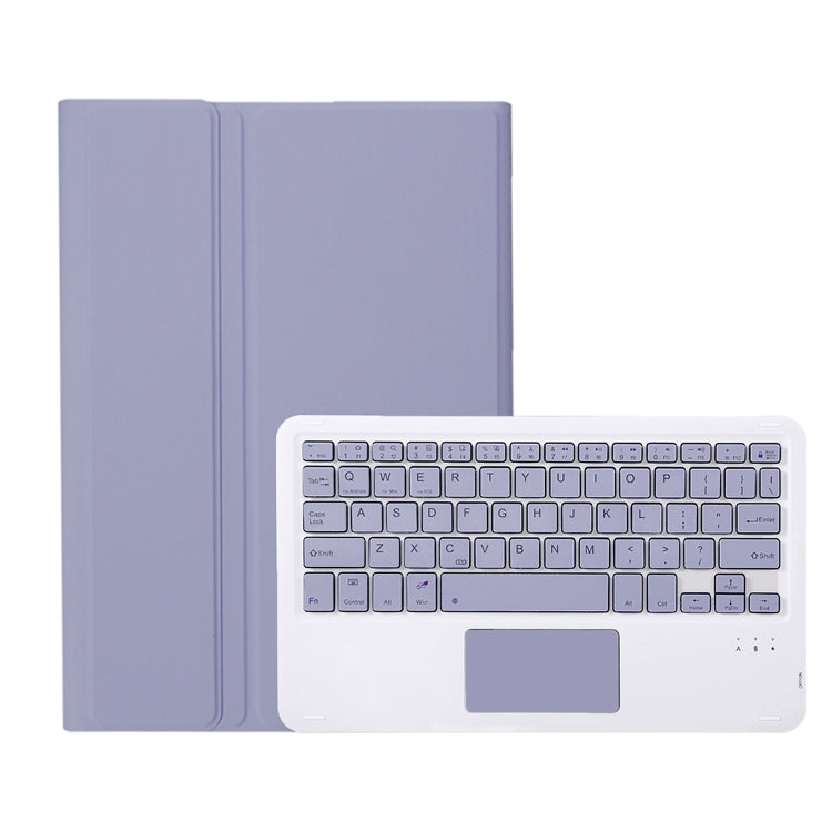 For Xiaomi Redmi Pad SE 11 inch A0N9-A Lambskin Texture Ultra-thin Detachable Bluetooth Keyboard Leather Case with Touchpad(Purple) - Others Keyboard by PMC TechLife | Online Shopping South Africa | PMC TechLife