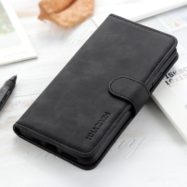 For Google Pixel 10 / 9 KHAZNEH Retro Texture Flip Leather Phone Case(Black) - Google Cases by PMC TechLife | Online Shopping South Africa | PMC TechLife | Buy Now Pay Later Mobicred