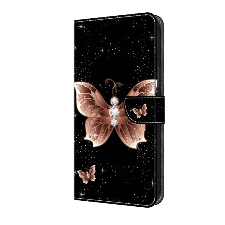 For Motorola Moto G Play 2024 Crystal 3D Shockproof Protective Leather Phone Case(Pink Diamond Butterfly) - Motorola Cases by PMC TechLife | Online Shopping South Africa | PMC TechLife | Buy Now Pay Later Mobicred