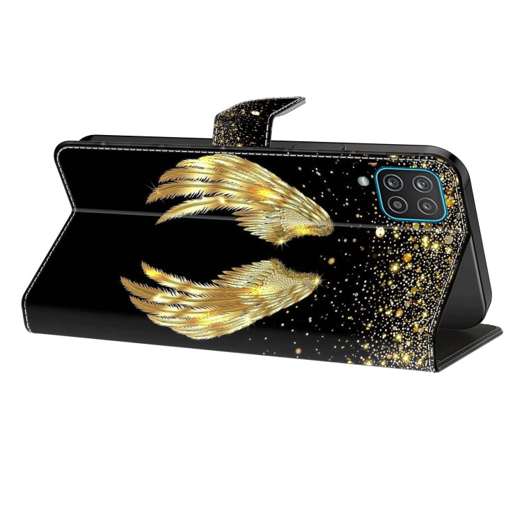 For Motorola Moto G Play 2024 Crystal 3D Shockproof Protective Leather Phone Case(Golden Wings) - Motorola Cases by PMC TechLife | Online Shopping South Africa | PMC TechLife | Buy Now Pay Later Mobicred