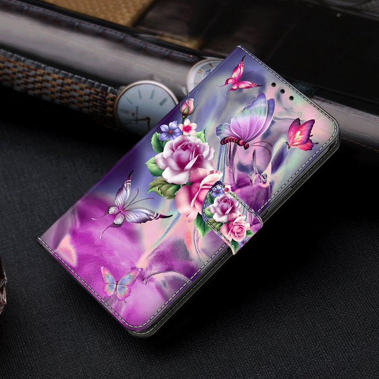 For Motorola Moto G04 Crystal 3D Shockproof Protective Leather Phone Case(Butterfly) - free shipping - PMC TechLife - Order now!