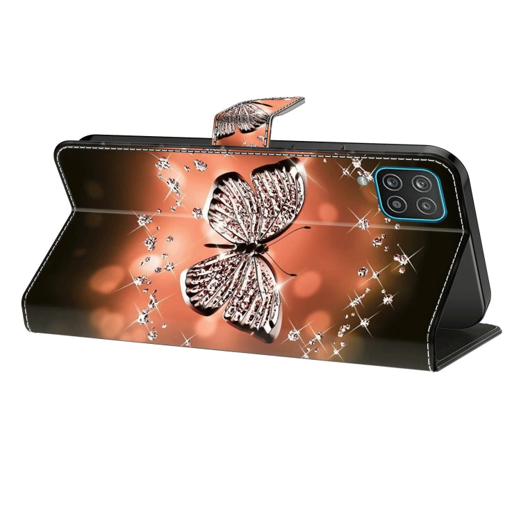 For Motorola Moto G34 Crystal 3D Shockproof Protective Leather Phone Case(Crystal Butterfly) - Motorola Cases by PMC TechLife | Online Shopping South Africa | PMC TechLife | Buy Now Pay Later Mobicred