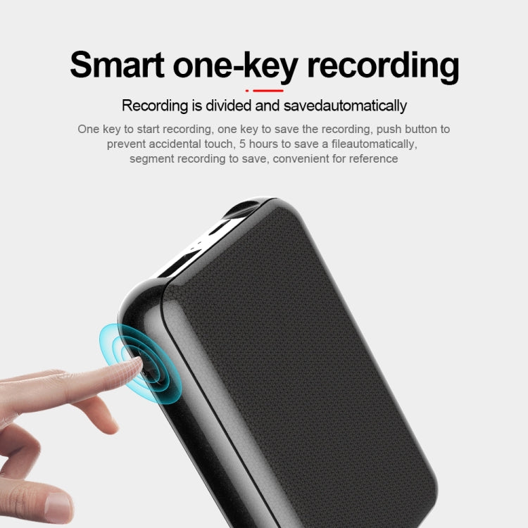 JNN Q75 Magnetic Power Bank Smart Voice Recorder, Memory:64GB(Black) - Recording Pen by JNN | Online Shopping South Africa | PMC TechLife | Buy Now Pay Later Mobicred