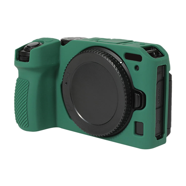 For Nikon Z 30 Soft Silicone Protective Case with Lens Cover(Green) - Protective Case by PMC TechLife | Online Shopping South Africa | PMC TechLife | Buy Now Pay Later Mobicred