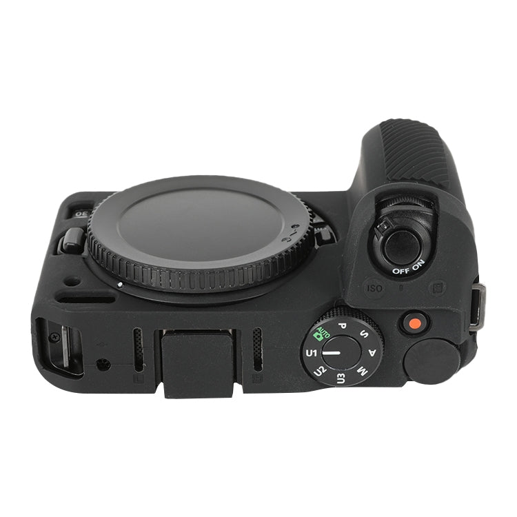 For Nikon Z 30 Soft Silicone Protective Case with Lens Cover(Black) - Protective Case by PMC TechLife | Online Shopping South Africa | PMC TechLife | Buy Now Pay Later Mobicred