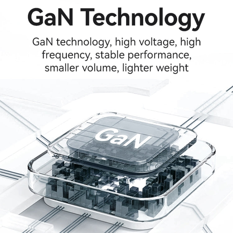 USAMS US-CC210 SMF Series PD35W 8 Pin + Type-C Dual Port GaN Fast Charger, US Plug(Black) - free shipping - PMC Jewellery - Order now!