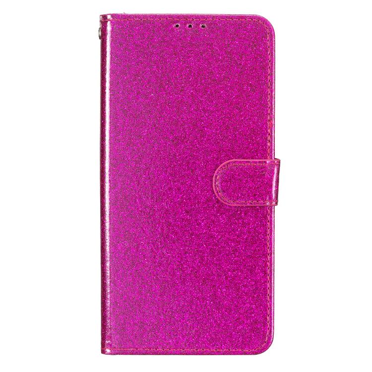 For Motorola Moto G86 5G Glitter Powder Flip Leather Phone Case(Rose Red) - free shipping - PMC TechLife - Order now!