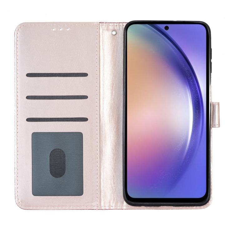 For Motorola Moto G86 5G Glitter Powder Flip Leather Phone Case(Rose Gold) - free shipping - PMC TechLife - Order now!