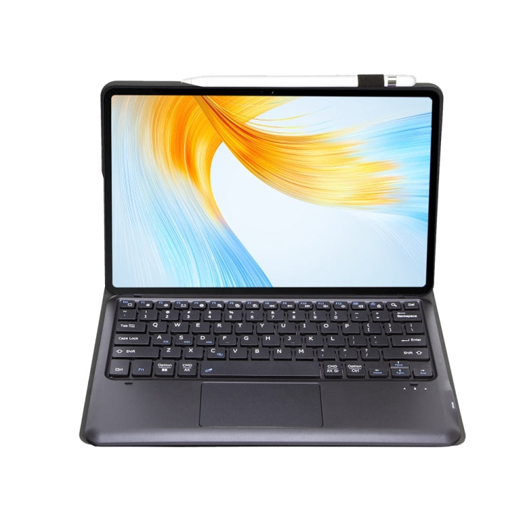For Lenovo Xiaoxin Pad Pro 12.7 inch AM24-A TPU Ultra-thin Detachable Bluetooth Keyboard Tablet Leather Case with Touchpad(Black) - Lenovo Keyboard by PMC TechLife | Online Shopping South Africa | PMC TechLife
