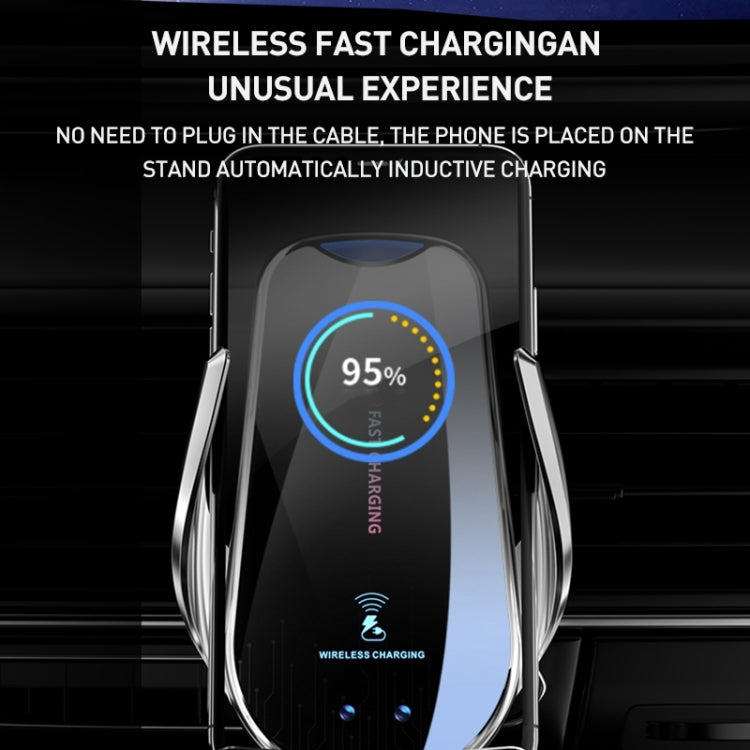 G10 Infrared lnduction Wireless Fast Charging Air Outlet Car Holder(Black) - Wireless Charger Holders by PMC TechLife | Online Shopping South Africa | PMC TechLife | Buy Now Pay Later Mobicred