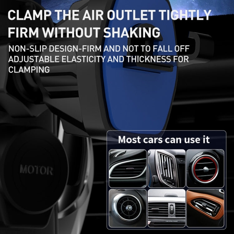 G10 Infrared lnduction Wireless Fast Charging Air Outlet Car Holder(Black) - Wireless Charger Holders by PMC TechLife | Online Shopping South Africa | PMC TechLife | Buy Now Pay Later Mobicred