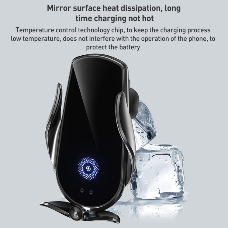 M2 Infrared lnduction Wireless Fast Charging Air Outlet Car Holder(Silver) - Wireless Charger Holders by PMC TechLife | Online Shopping South Africa | PMC TechLife | Buy Now Pay Later Mobicred