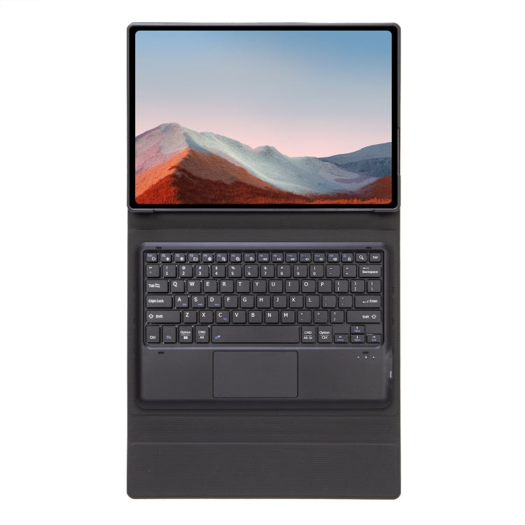 For Microsoft Surface Pro 9 SF129-A Tree Texture Touchpad Bluetooth Keyboard Leather Tablet Case(Black) - free shipping - PMC TechLife - Order now!