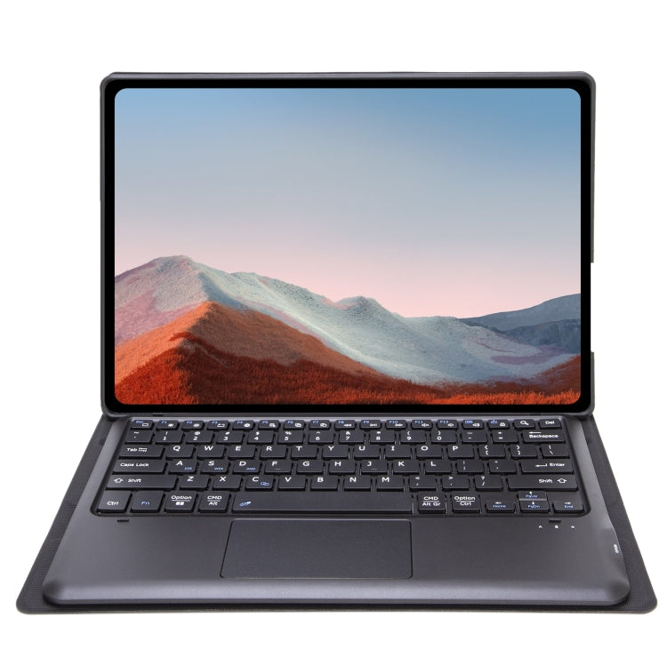 For Microsoft Surface Pro 9 SF129-A Tree Texture Touchpad Bluetooth Keyboard Leather Tablet Case(Black) - free shipping - PMC TechLife - Order now!