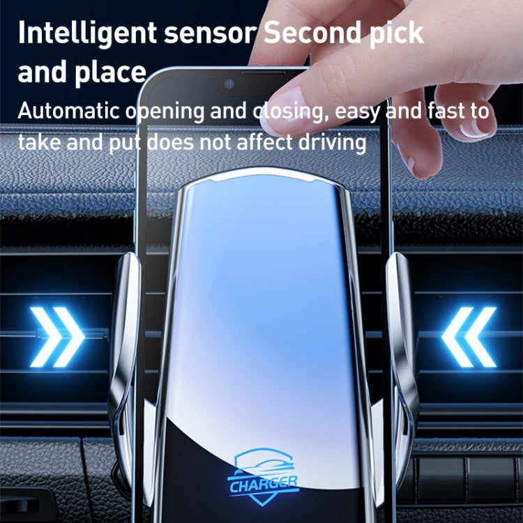 Q3S Infrared lnduction Wireless Fast Charging Air Outlet Car Holder(Gold) - Wireless Charger Holders by PMC TechLife | Online Shopping South Africa | PMC TechLife | Buy Now Pay Later Mobicred