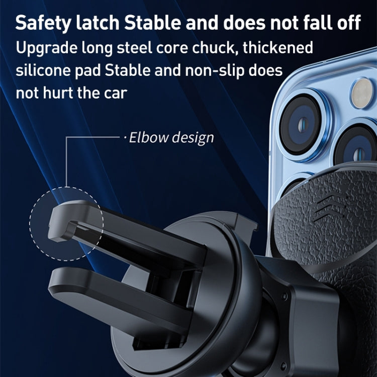 Q3S Infrared lnduction Wireless Fast Charging Air Outlet Car Holder(Black) - Wireless Charger Holders by PMC TechLife | Online Shopping South Africa | PMC TechLife | Buy Now Pay Later Mobicred