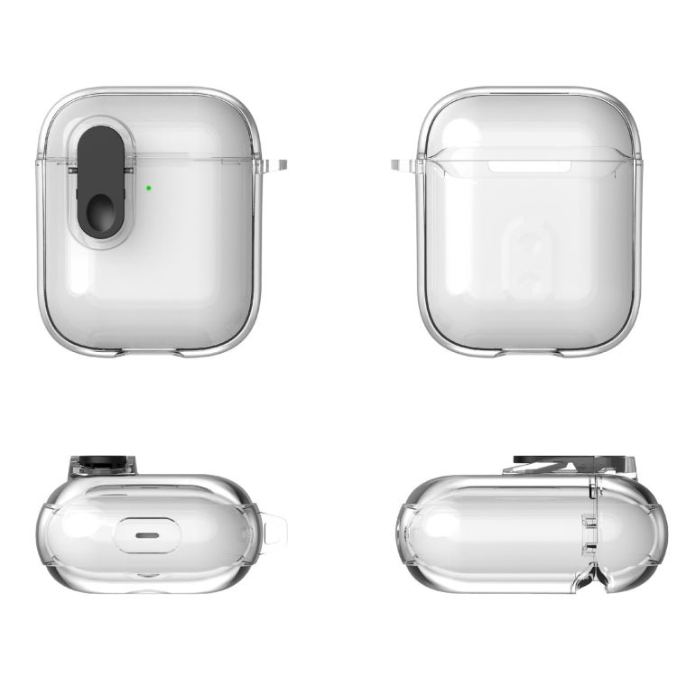 For AirPods 1 / 2 Ice Crystals Shockproof Earphone Protective Case(Transparent) - free shipping - PMC Jewellery - Order now!