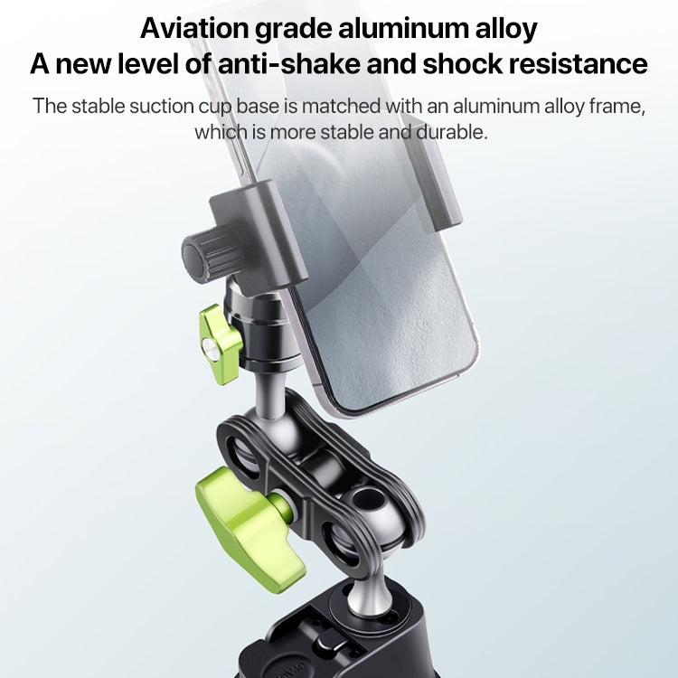 Single Suction Cup Pea Clamp Arm Holder 23cm with Elastic Phone Clamp - Car Holders by PMC TechLife | Online Shopping South Africa | PMC TechLife | Buy Now Pay Later Mobicred