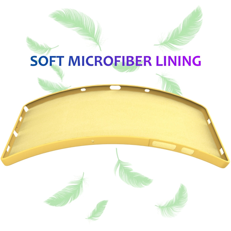 For Samsung Galaxy Tab A9+ Pure Color Liquid Silicone Shockproof Tablet Case(Yellow) - Galaxy Tab A9+ by PMC TechLife | Online Shopping South Africa | PMC TechLife | Buy Now Pay Later Mobicred