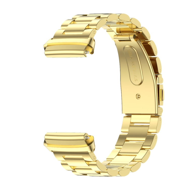 For Redmi Watch 3 Lite / Watch 3 Active Mijobs Three-Bead Metal Stainless Steel Watch Band(Gold) - free shipping - PMC TechLife - Order now!