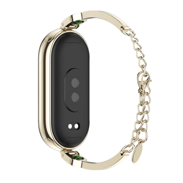 For Xiaomi Smart Band 10 / 9 / 8 Mijobs Ruyi Beauty Bracelet Watch Band(Light Gold Green) - free shipping - PMC TechLife - Order now!