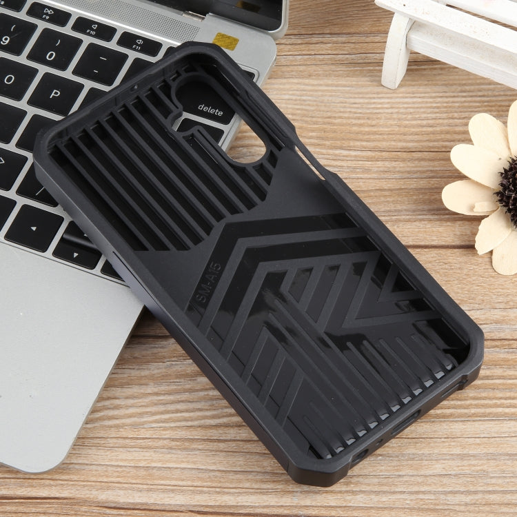 For Samsung Galaxy A15 Camera Shield Card Slot PC+TPU Phone Case(Blue) - Galaxy Phone Cases by PMC TechLife | Online Shopping South Africa | PMC TechLife | Buy Now Pay Later Mobicred