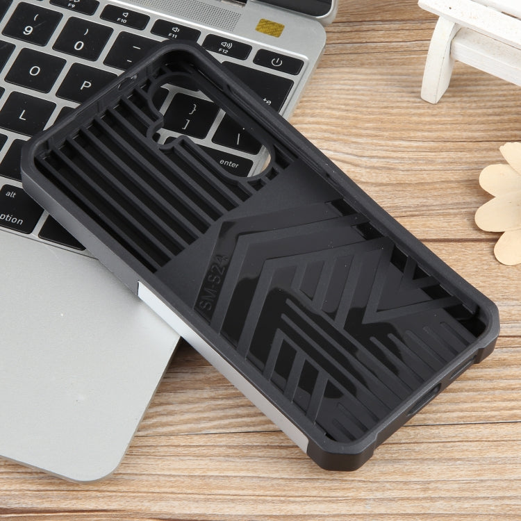 For Samsung Galaxy S24 5G Camera Shield Card Slot PC+TPU Phone Case(Silver) - Galaxy S24 5G Cases by PMC TechLife | Online Shopping South Africa | PMC TechLife