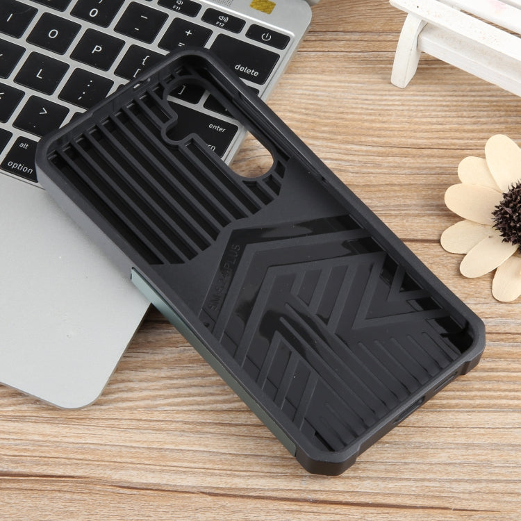 For Samsung Galaxy S24+ 5G Camera Shield Card Slot PC+TPU Phone Case(Dark Green) - Galaxy S24+ 5G Cases by PMC TechLife | Online Shopping South Africa | PMC TechLife