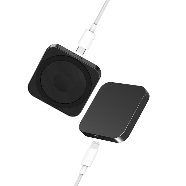 For iPhone / AirPods / iWatch Series 3 in 1 Portable Wireless Charger(Black) - free shipping - PMC Jewellery - Order now!