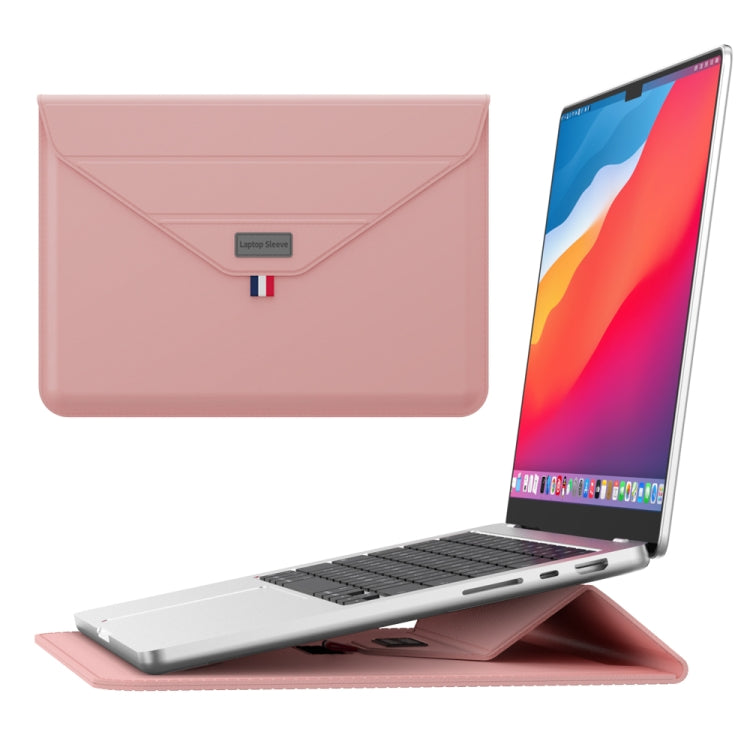 For 15.4/15.6/16.1 inch Envelope Holder Laptop Sleeve Bag(Pink) - 15.6 - 17 inch by PMC Jewellery | Online Shopping South Africa | PMC Jewellery | Buy Now Pay Later Mobicred